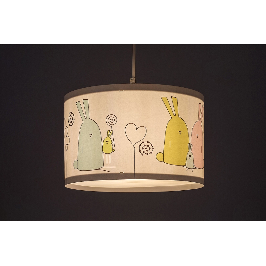 Rabalux - Dečiji viseći luster na kanapu 1xE27/40W/230V