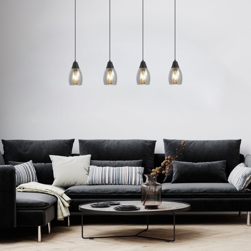 Rabalux - Luster na sajli 4xE27/15W/230V