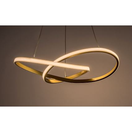 Rabalux - LED luster na sajli LED/36W/230V 3000K zlatna