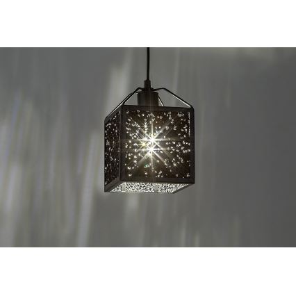 Rabalux - Luster na sajli 1xE27/40W/230V crne boje
