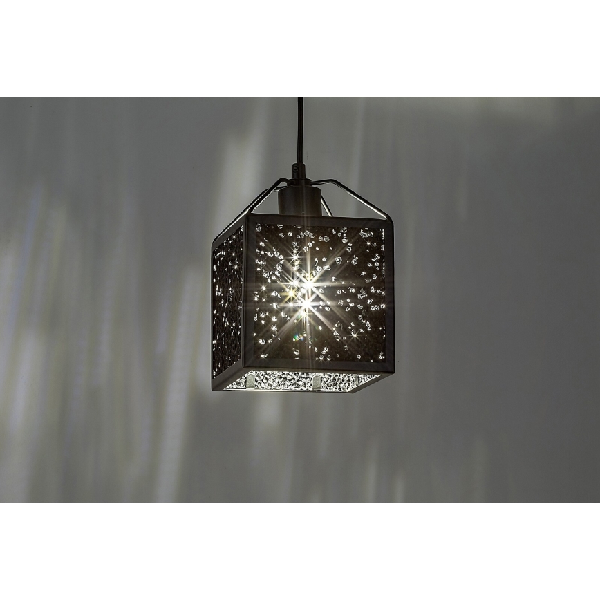 Rabalux - Luster na sajli 1xE27/40W/230V crne boje