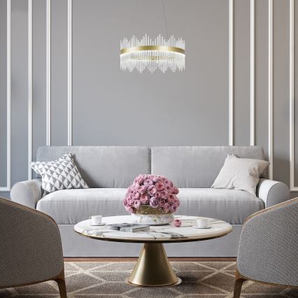 Rabalux - LED luster na sajli LED/36W/230V 3000/4000/6000K zlatna