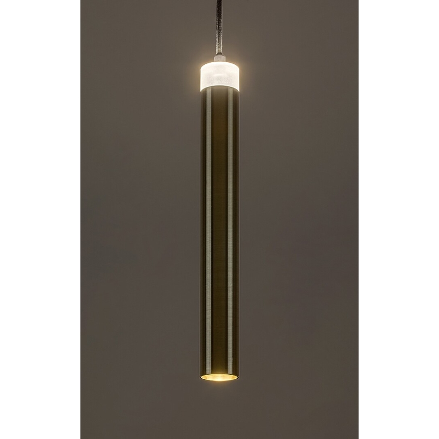Rabalux - LED luster na sajli LED/10W/230V 4000K crna/zlatna