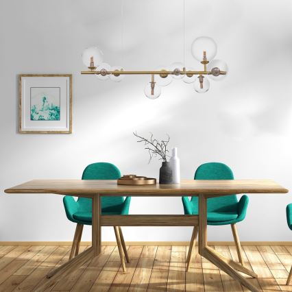 Rabalux - Luster na sajli 10xG9/28W/230V