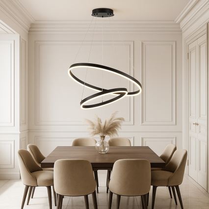 Rabalux - LED prigušiva viseći luster na sajli LED/80W/230V 3000-6500K + daljinski upravljač