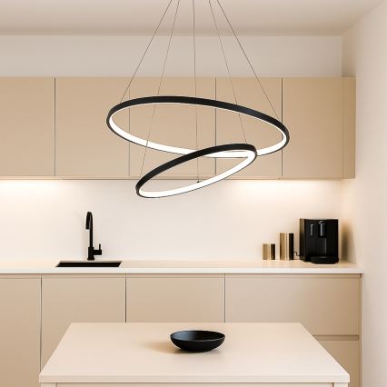 Rabalux - LED prigušiva luster na sajli LED/75W/230V 3000-6500K + daljinski upravljač