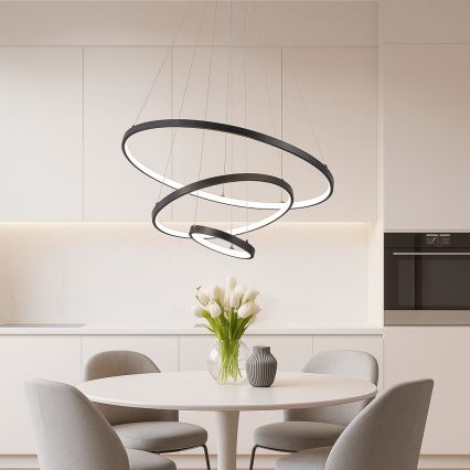 Rabalux - LED prigušiva luster na sajli LED/90W/230V 3000-6500K + daljinski upravljač