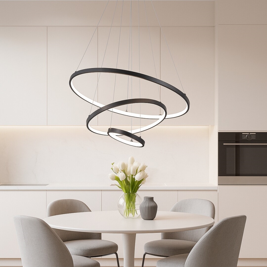 Rabalux - LED prigušiva luster na sajli LED/90W/230V 3000-6500K + daljinski upravljač