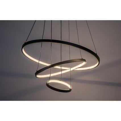 Rabalux - LED prigušiva luster na sajli LED/90W/230V 3000-6500K + daljinski upravljač