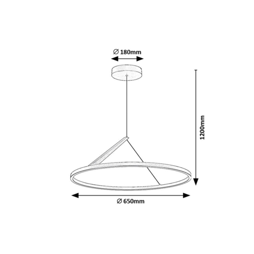 Rabalux - LED luster sa sajlom LED/40W/230V 3000K