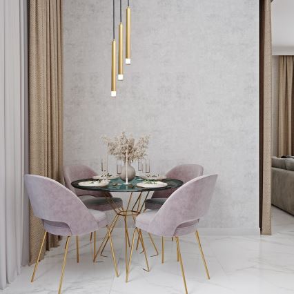 Rabalux - Luster na sajli 3xG9/5W/230V zlatna