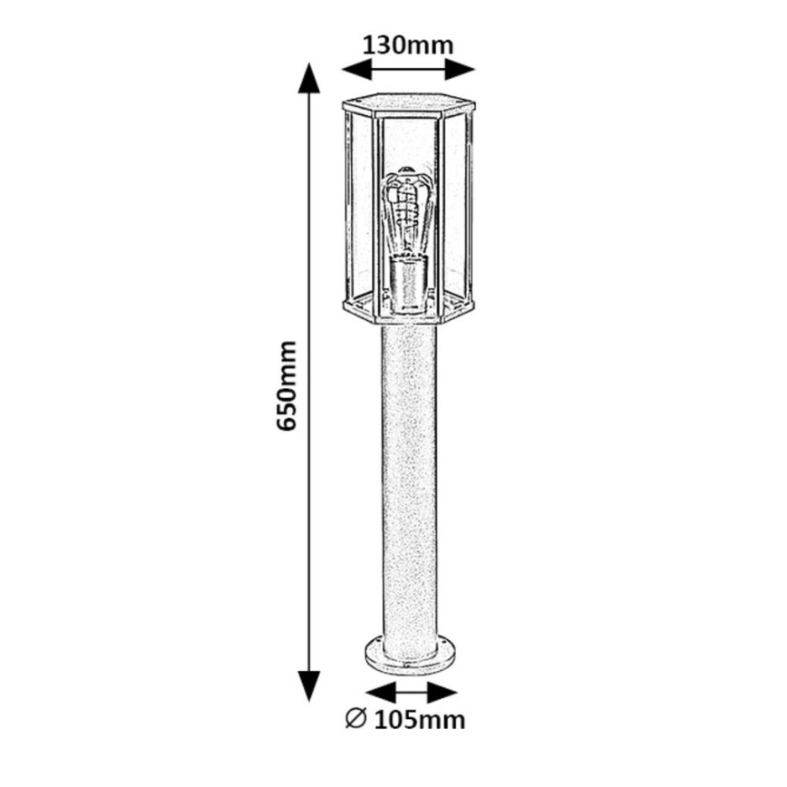 Rabalux - Spoljašnja lampa 1xE27/40W/230V IP44