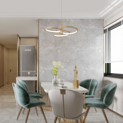 Rabalux - LED prigušiva luster na sajli LED/50W/230V 3000-6500K + daljinski upravljač
