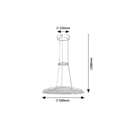 Rabalux - LED luster na sajli LED/24W/230V 3000K