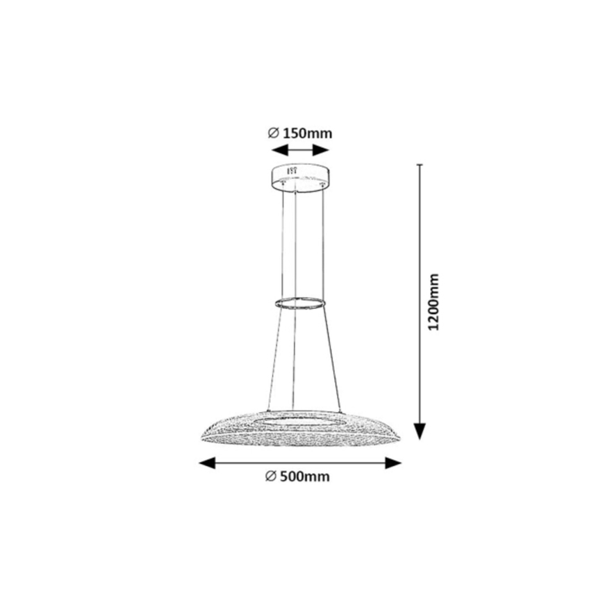 Rabalux - LED luster na sajli LED/24W/230V 3000K
