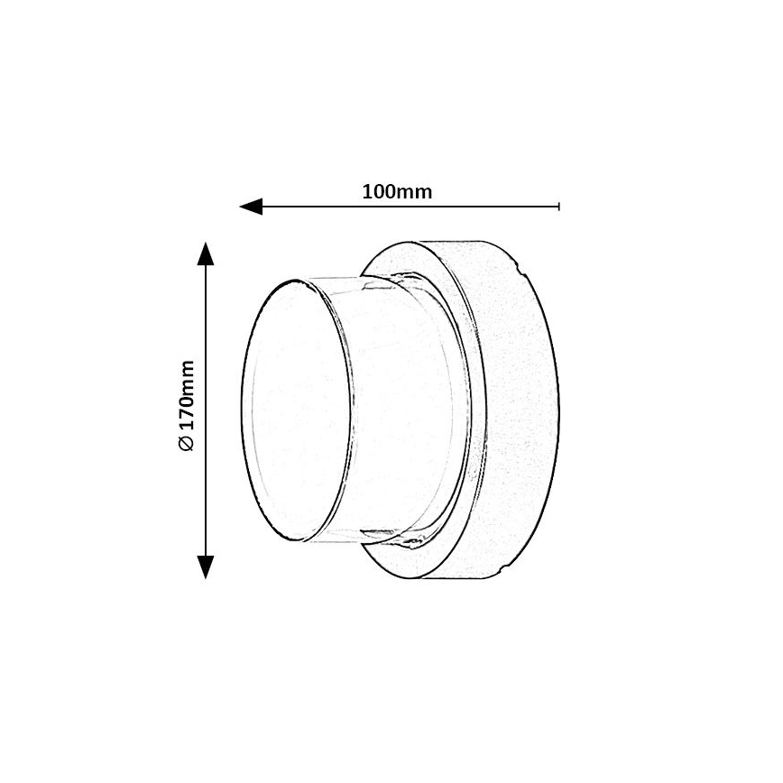 Rabalux - LED RGBW prigušiva spoljašnja zidna svetiljka LED/10W/230V IP54 Wi-Fi Tuya