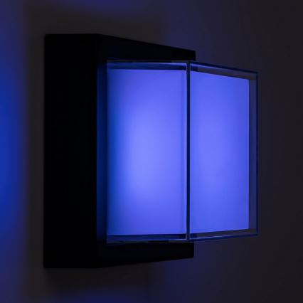 Rabalux - LED RGBW prigušiva spoljašnja zidna lampa LED/10W/230V IP54 Wi-Fi Tuya