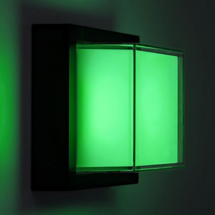 Rabalux - LED RGBW prigušiva spoljašnja zidna lampa LED/10W/230V IP54 Wi-Fi Tuya