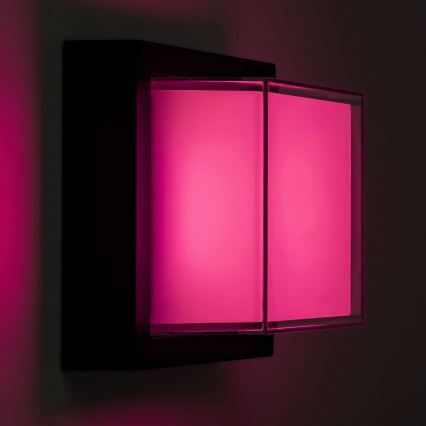 Rabalux - LED RGBW prigušiva spoljašnja zidna lampa LED/10W/230V IP54 Wi-Fi Tuya