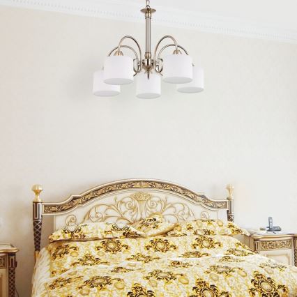 Rabalux - Luster EDITH 5xE27/60W/230V bronzan