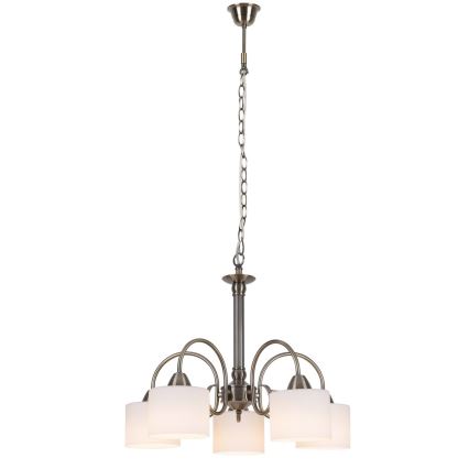 Rabalux - Luster EDITH 5xE27/60W/230V bronzan