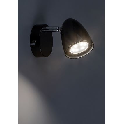 Rabalux - Zidna spot svetiljka 1xGU10/5W/230V crna
