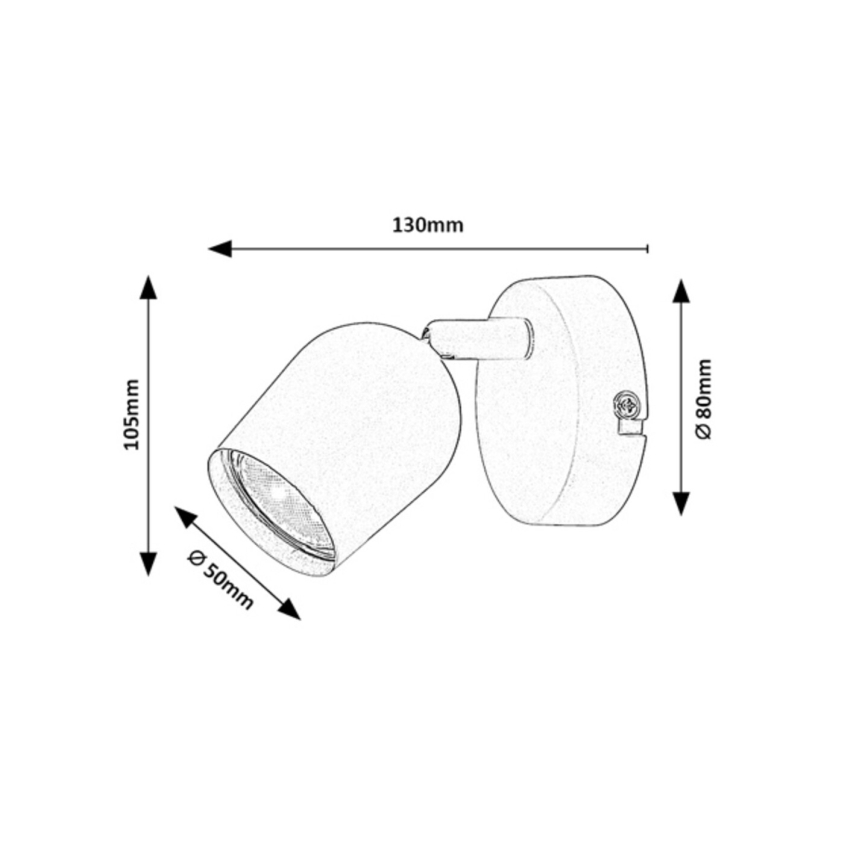 Rabalux - Zidna spot lampa 1xGU10/15W/230V bež