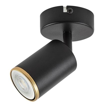 Rabalux - Zidna reflektorska svetiljka 1xGU10/15W/230V crna