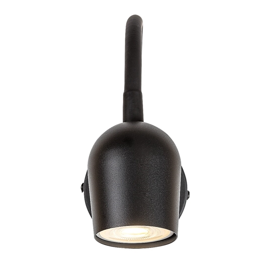 Rabalux - Zidna reflektorska svetiljka 1xGU10/15W/230V crna