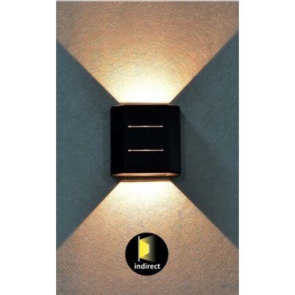 Rabalux - LED spoljašnje zidno svetlo LED/6W/230V IP54 crno