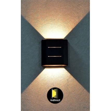 Rabalux - LED spoljašnje zidno svetlo LED/6W/230V IP54 crna