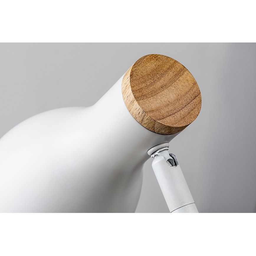 Rabalux - Stona lampa sa prigušiva na dodir i bežičnim punjenjem 1xE14/25W/230V kaučukovac