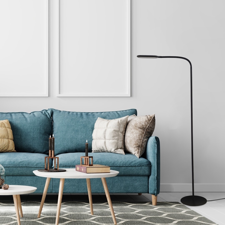 Rabalux - LED prigušiva dodirna podna lampa LED/10W/230V 3000-6000K crna