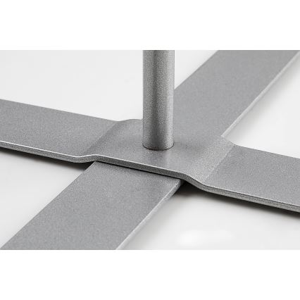 Rabalux - Stojeća lampa 1xE27/40W/230V bela/srebrna