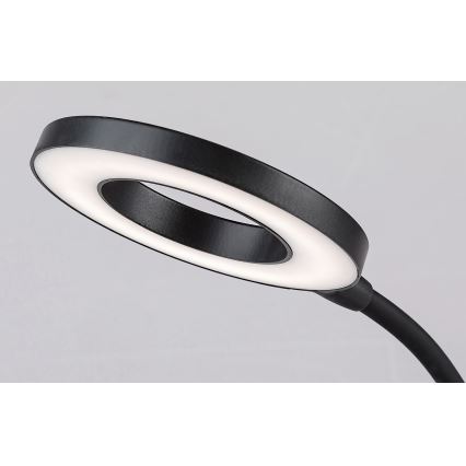 Rabalux - LED prigušiva dodirna stona lampa sa bežičnim punjenjem LED/5W/5V 2700-6000K crna