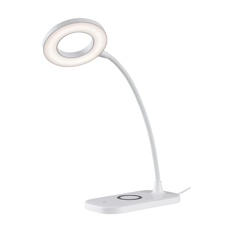 Rabalux - LED prigušiva dodirna stona lampa sa bežičnim punjenjem LED/5W/5V 2700-6000K bela