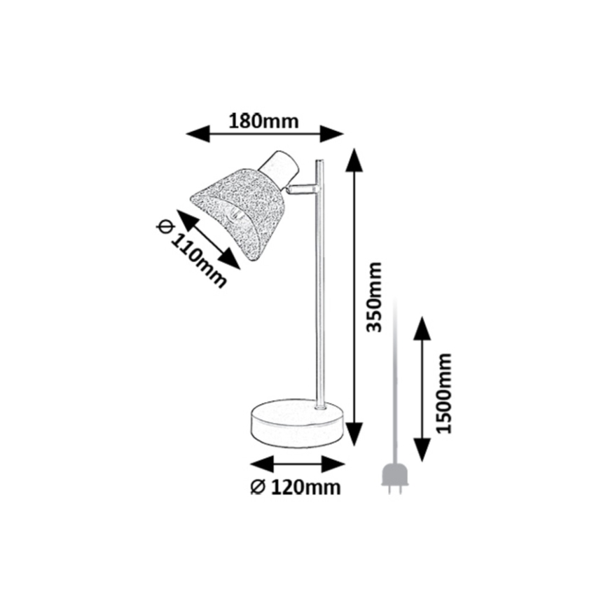 Rabalux - Stona lampa 1xE14/10W/230V
