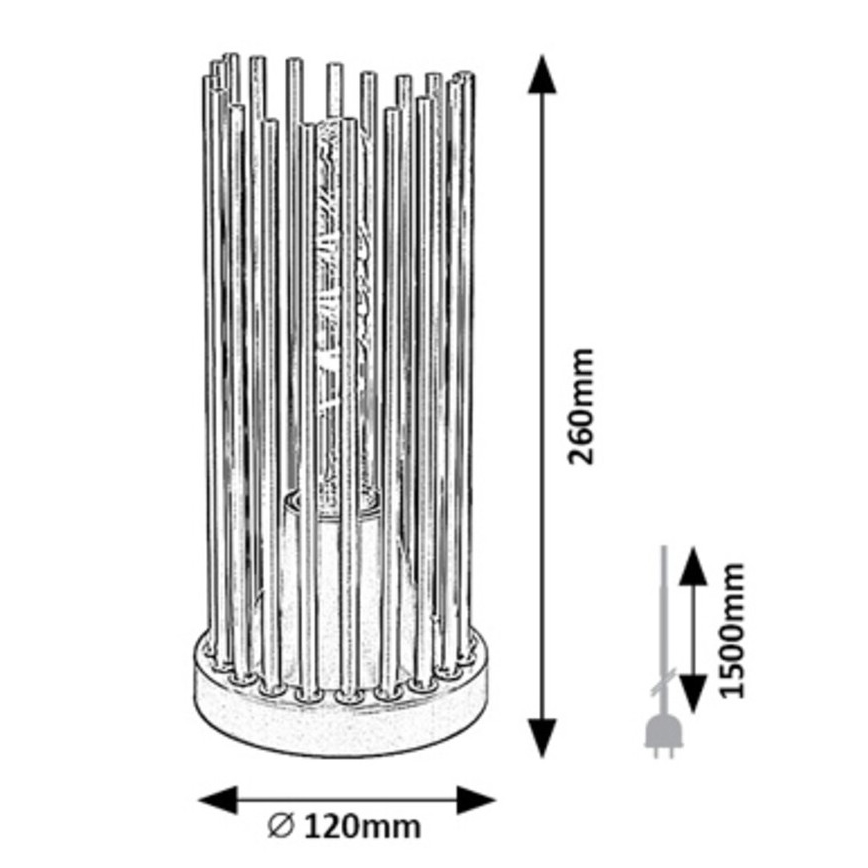 Rabalux - Stona lampa 1xE27/40W/230V
