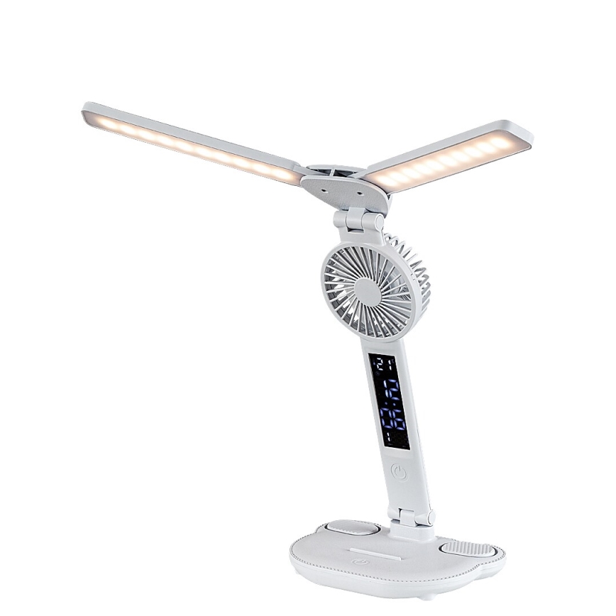 Rabalux - LED prigušiva stona lampa sa ventilatorom i displejem LED/7W/5V 3000/4000/6500K