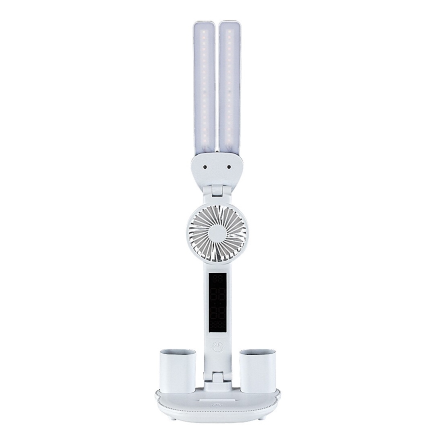 Rabalux - LED prigušiva stona lampa sa ventilatorom i displejem LED/7W/5V 3000/4000/6500K