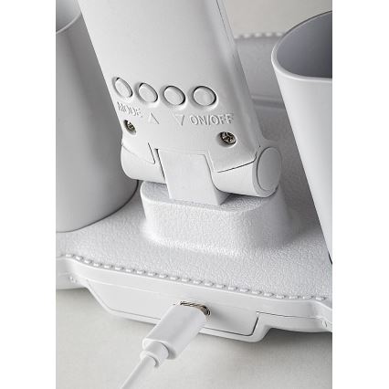 Rabalux - prigušiva LED stona lampa sa ventilatorom i LED displejem/7W/5V 3000/4000/6500K