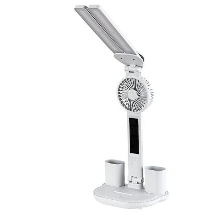 Rabalux - prigušiva LED stona lampa sa ventilatorom i LED displejem/7W/5V 3000/4000/6500K