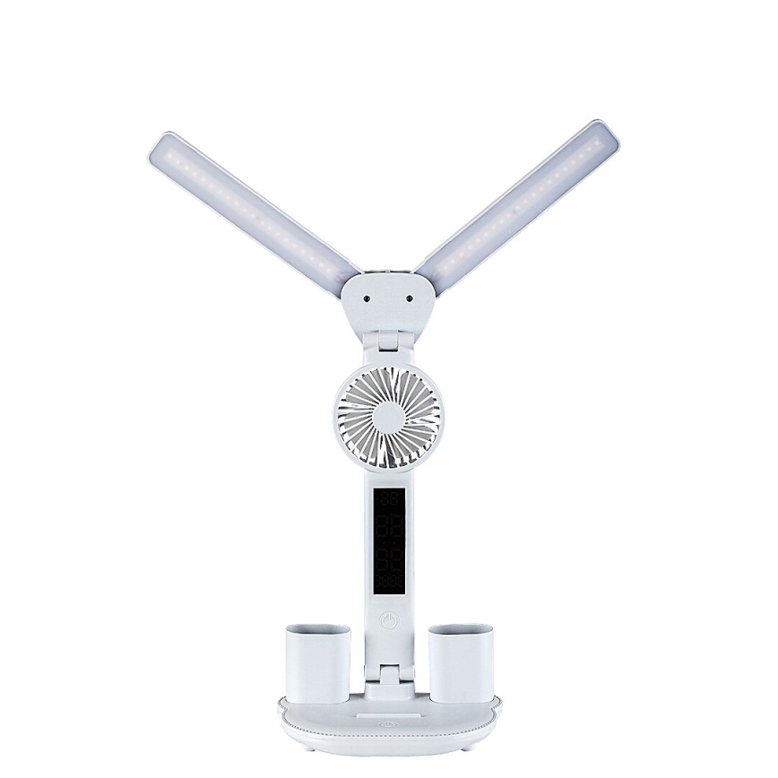 Rabalux - prigušiva LED stona lampa sa ventilatorom i LED displejem/7W/5V 3000/4000/6500K