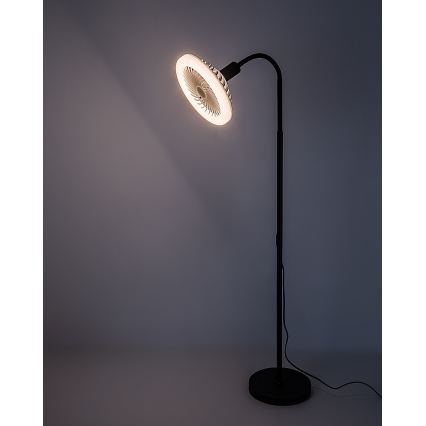 Rabalux - LED prigušiva stojeća lampa sa ventilatorom 1xE27/16W/230V 3000-6500K + daljinski upravljač