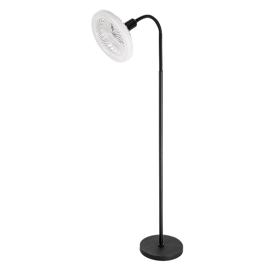 Rabalux - LED prigušiva stojeća lampa sa ventilatorom, prečnika 30 cm, 1xE27/16W/230V, 3000-6500K + daljinski upravljač