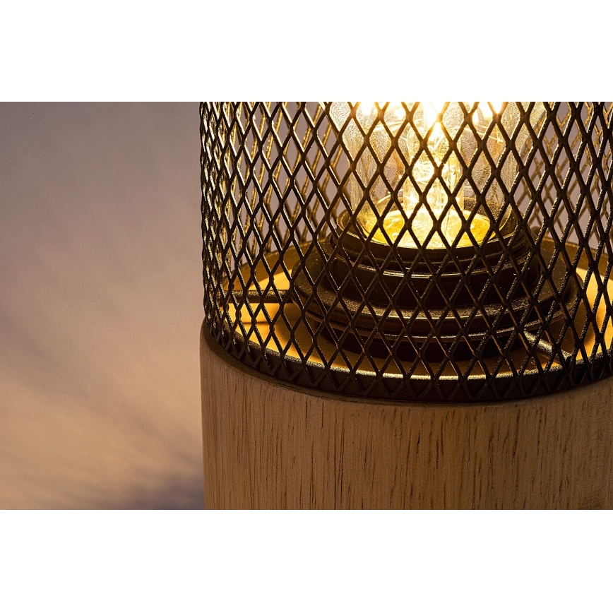 Rabalux - Stona lampa 1xE27/25W/230V bukovo drvo