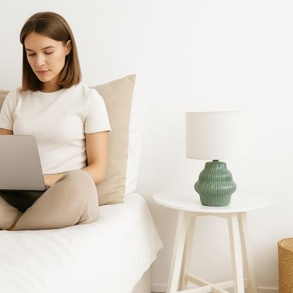 Rabalux - Stona lampa 1xE14/40W/230V zelena