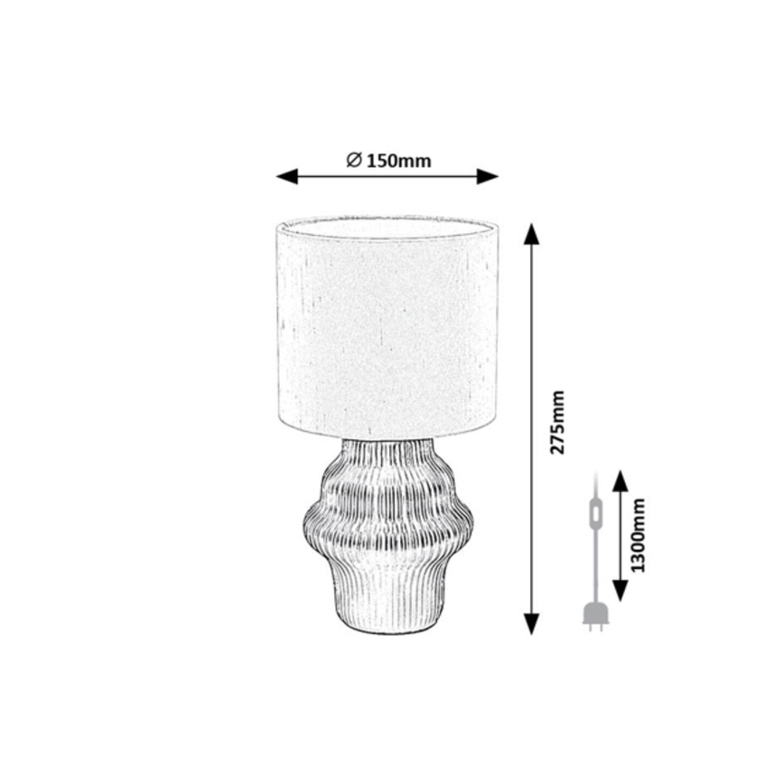 Rabalux - Stona lampa 1xE14/40W/230V zelena