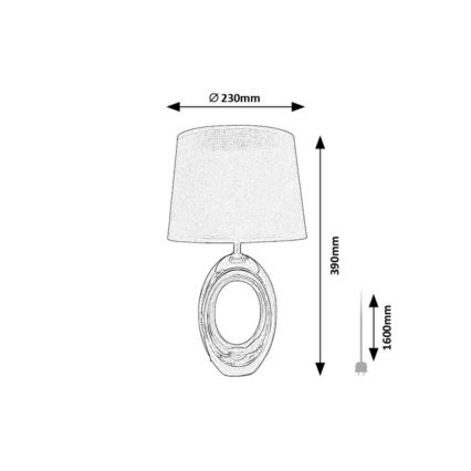 Rabalux - Stona lampa 1xE14/25W/230V