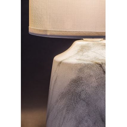 Rabalux - Stona lampa 1xE14/40W/230V bela/mermerni dekor
